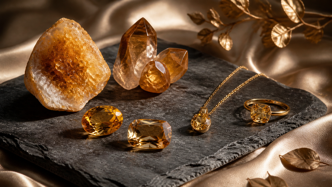 Pierre de Naissance Novembre : Citrine, Topaze & Sens