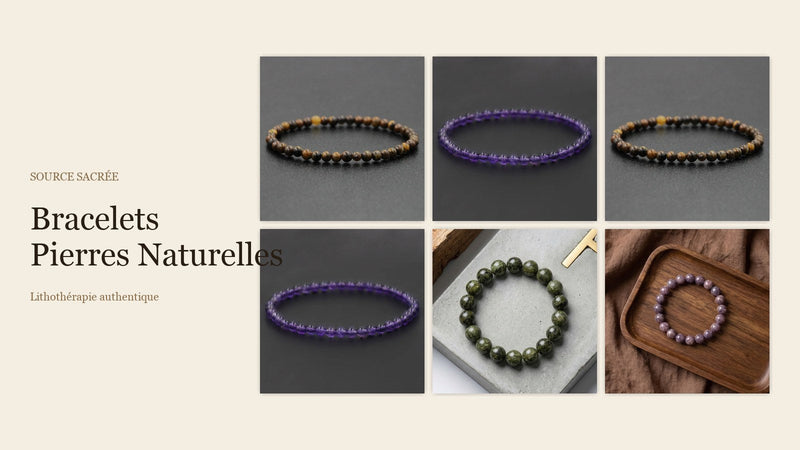 Bracelets Pierres Naturelles - Bracelets pierre naturelle Source Sacrée