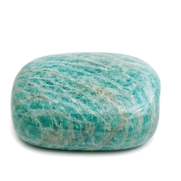 Pierre amazonite roulée — lithothérapie | Source Sacrée