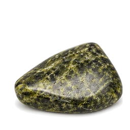 Pierre epidote roulée — lithothérapie | Source Sacrée