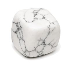 Pierre howlite roulée — lithothérapie | Source Sacrée