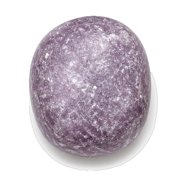 Lépidolite — pierre naturelle roulée | Source Sacrée
