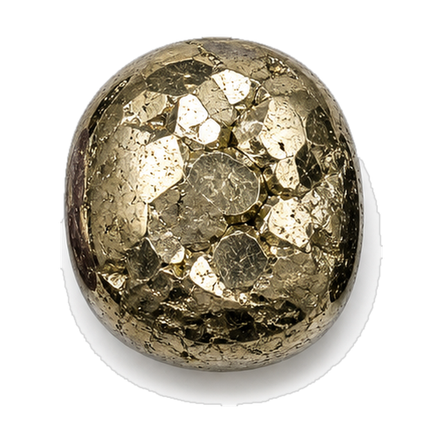 Pyrite — pierre naturelle roulée | Source Sacrée