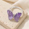 Bague Papillon Améthyste — photographie produit premium