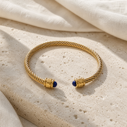 Bracelet Pierre de Naissance Septembre — Lapis-lazuli — photographie produit premium