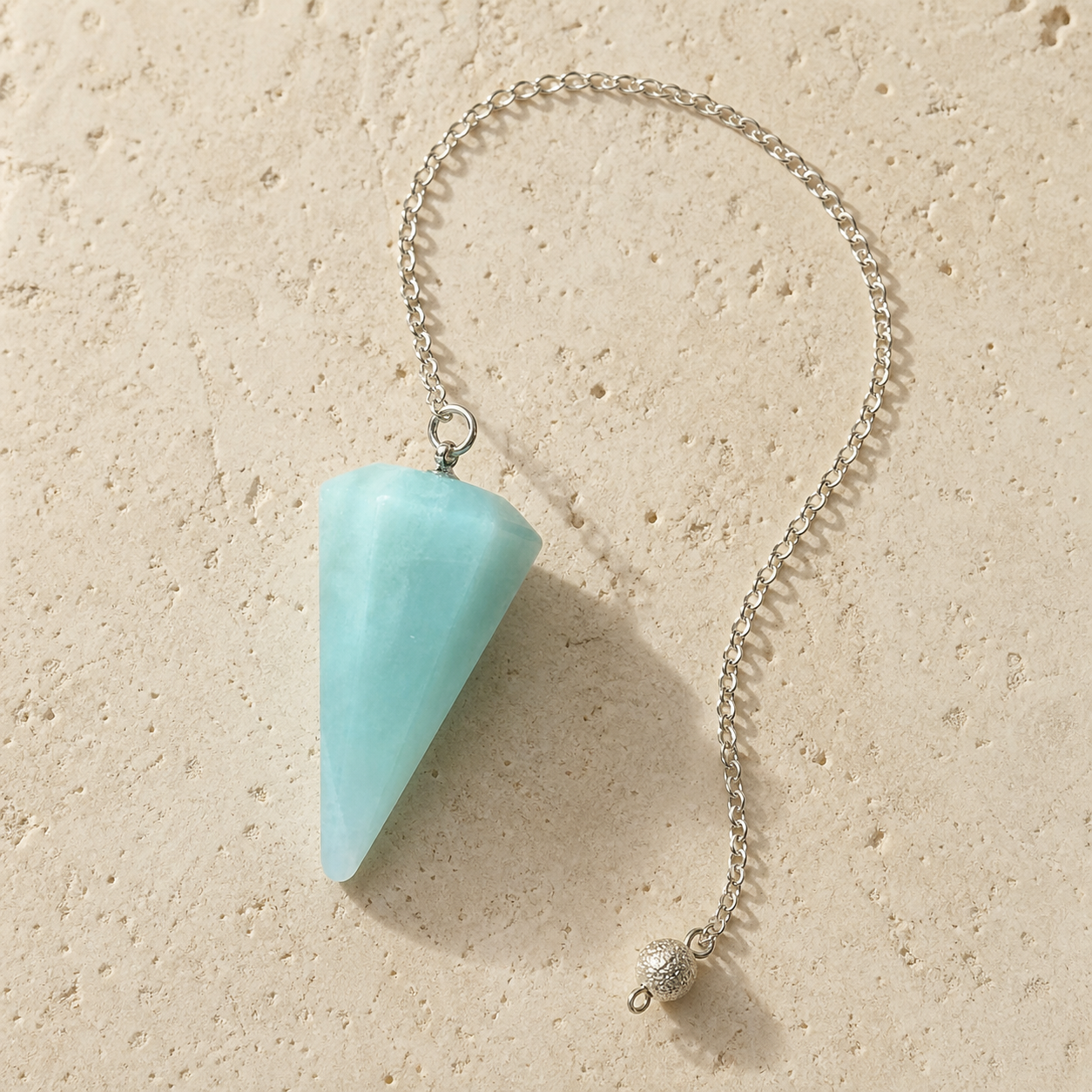 Pendule Radiesthesie - Amazonite — photographie produit premium