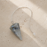Pendule Radiesthesie - Labradorite — photographie produit premium