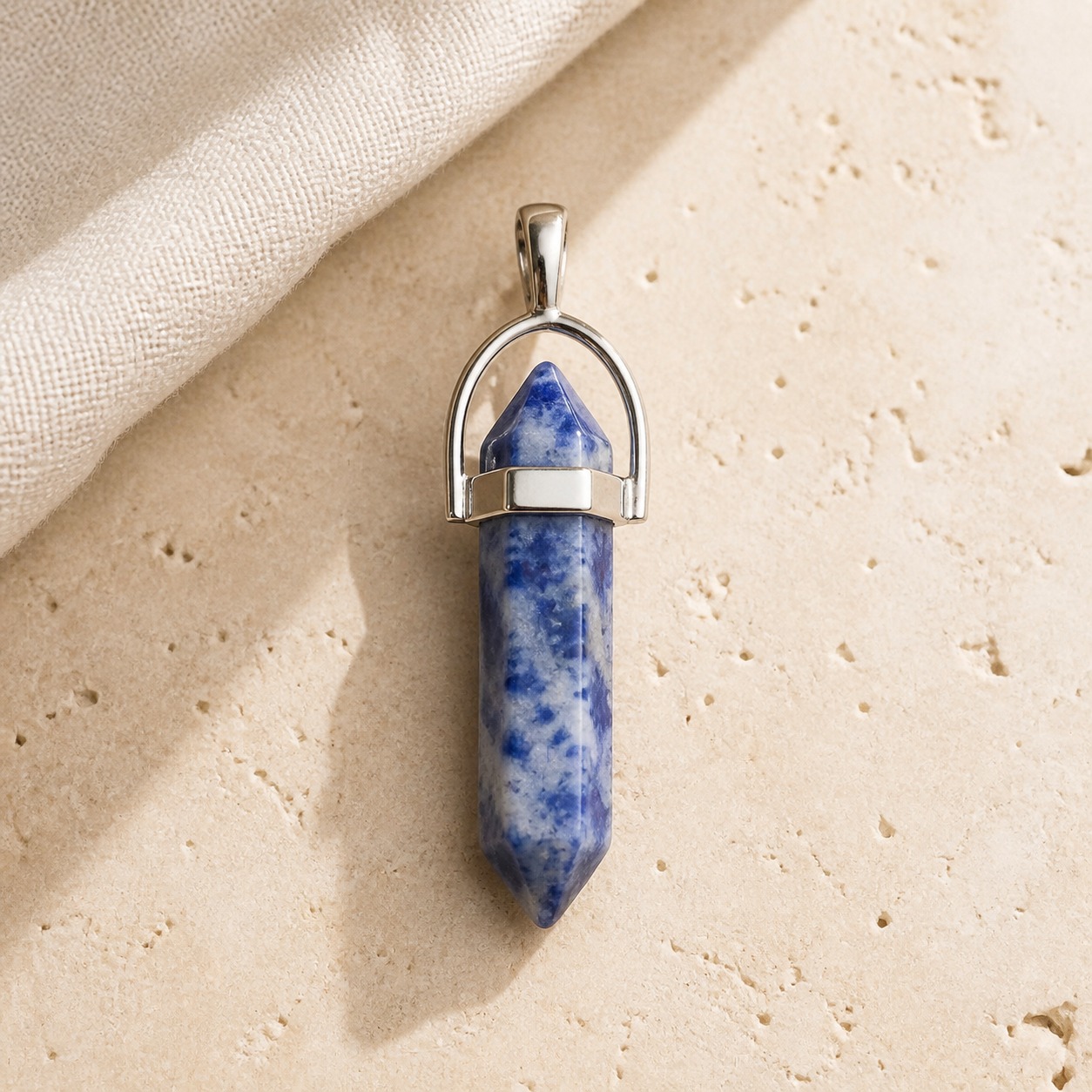 Pendentif Pointe - Sodalite — vue produit premium