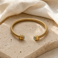 Bracelet Pierre de Naissance Mars — Aigue-marine — photographie produit premium