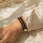 Pack Protection - 3 Bracelets Pierres Protectrices — vue en situation