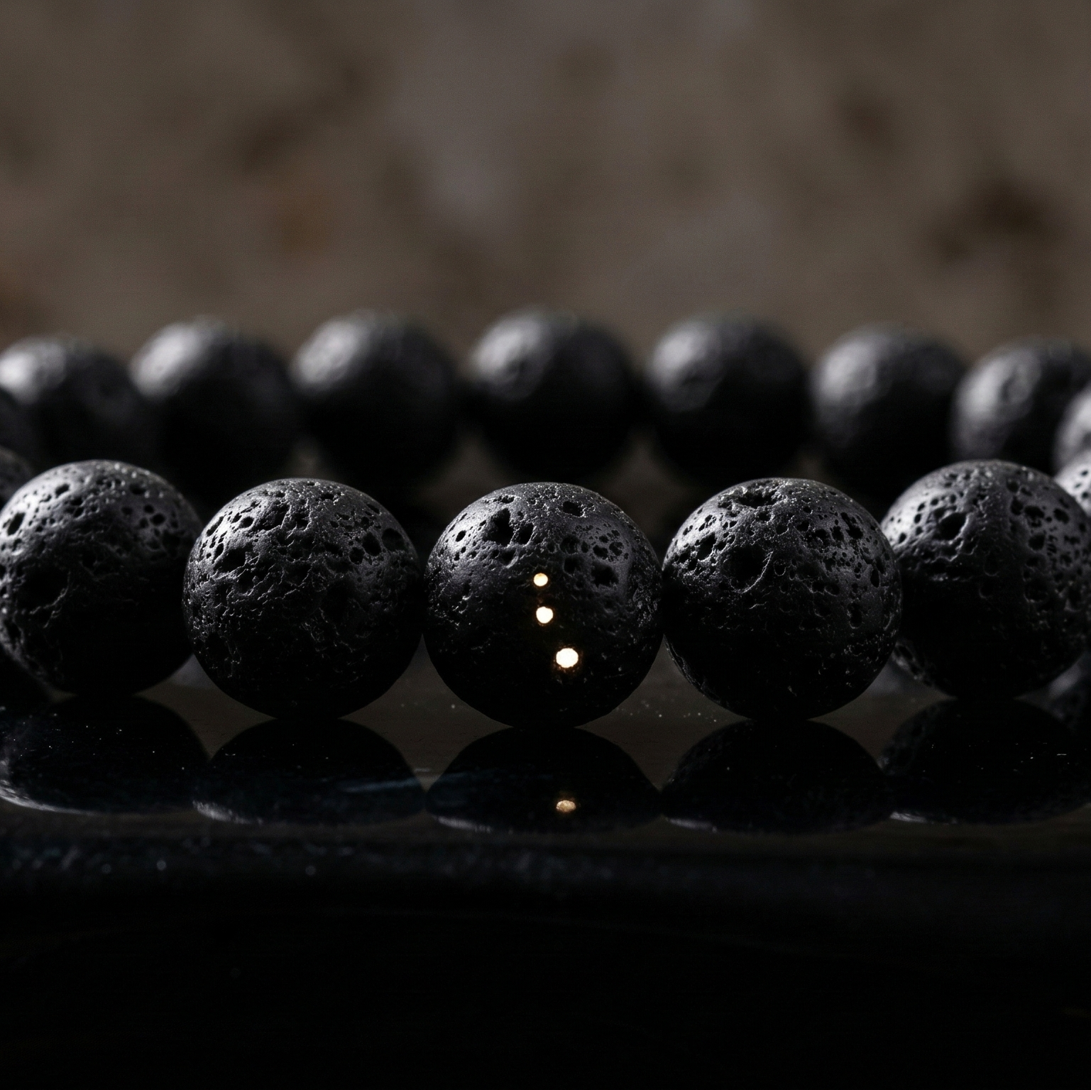 Bracelet pierre de lave diffuseur huiles essentielles
