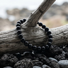 Bracelet tourmaline noire pierre naturelle perles 8mm lithothérapie