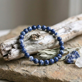 Bracelet Sodalite - Pierre Naturelle Perles 8mm
