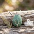 Collier Arbre de Vie - Aventurine Verte