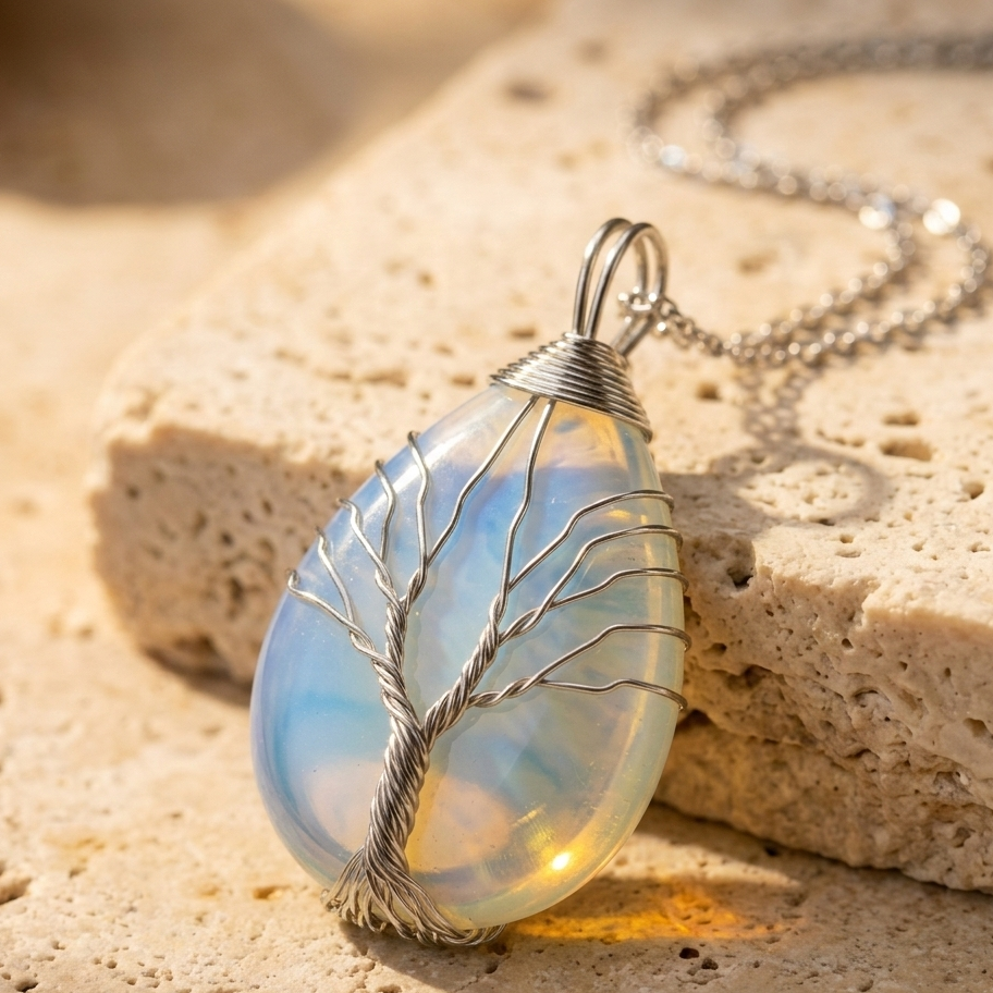 Collier Arbre de Vie - Opalite
