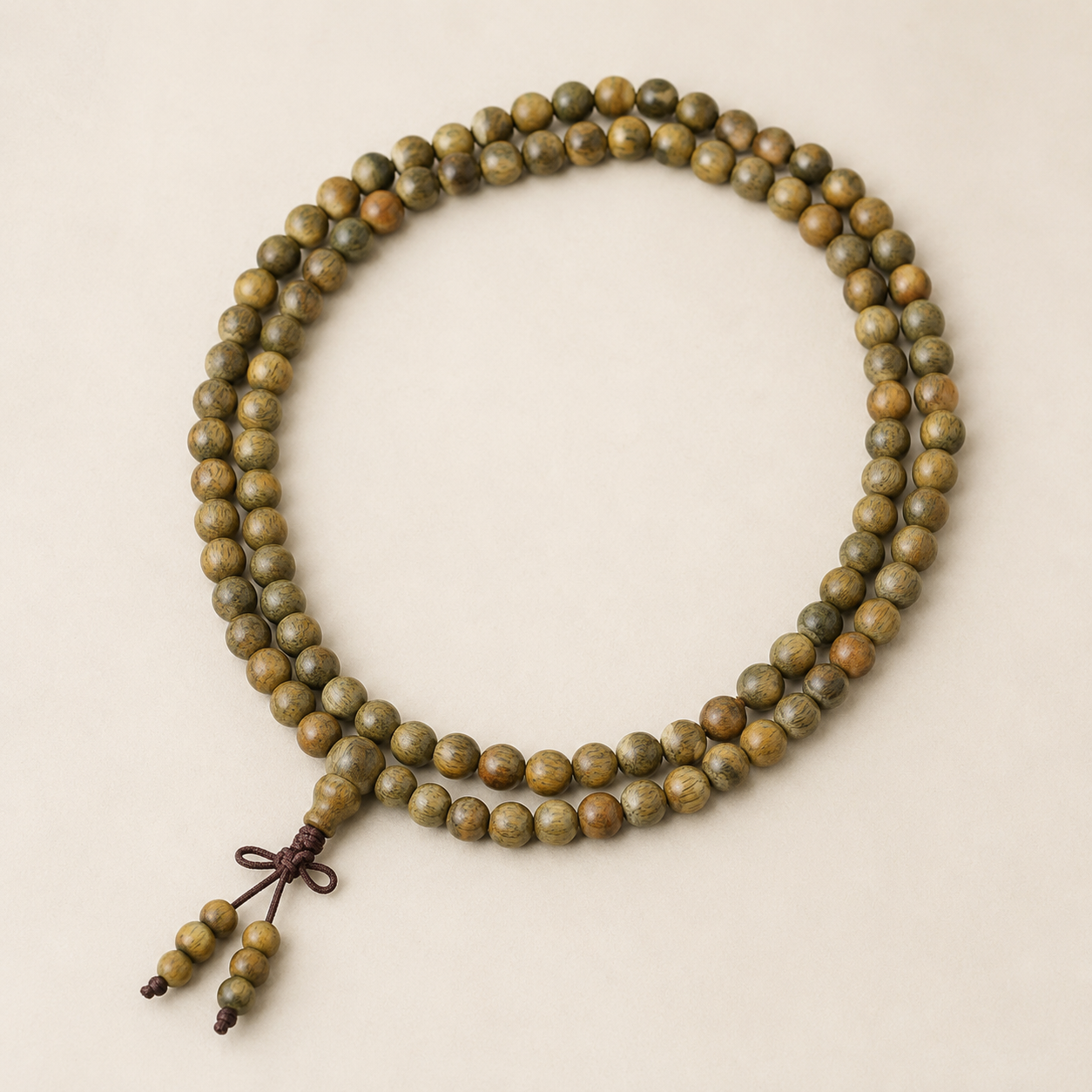 Bracelet Mala 5 Tours 108 Perles Verawood 8 mm