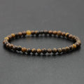 Bracelet oeil de tigre pierre naturelle perles 8mm - lithotherapie
