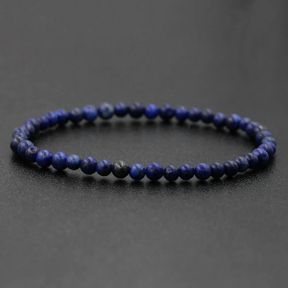 Bracelet lapis-lazuli pierre naturelle perles 8mm - lithotherapie