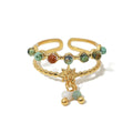 Bague Turquoise Africaine Étoile