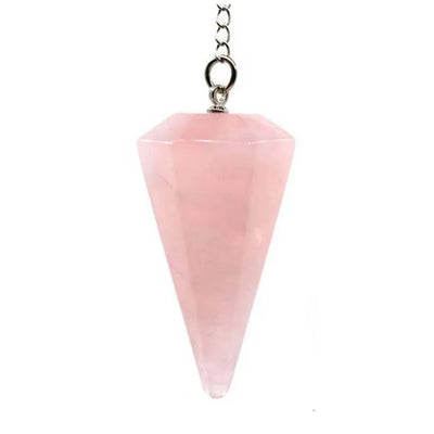 Pendule Radiesthesie - Quartz Rose