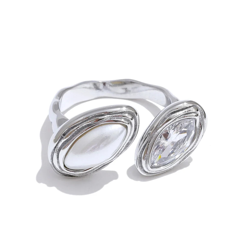 Bague Nacre Toi et Moi