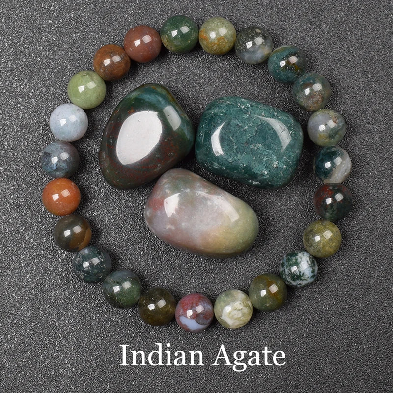 Bracelet Obsidienne Dorée 8 mm, Perles Naturelles Dorées