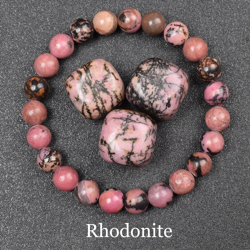 Bracelet Obsidienne Dorée 8 mm, Perles Naturelles Dorées