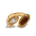 Bague Œil de Tigre Toi et Moi