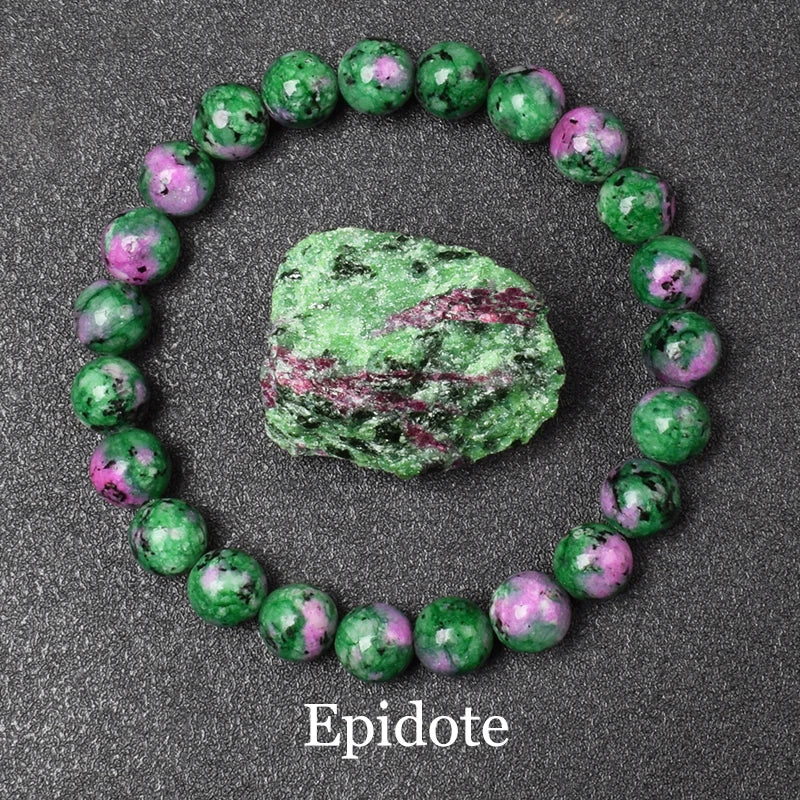 Bracelet Obsidienne Dorée 8 mm, Perles Naturelles Dorées