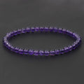Bracelet amethyste pierre naturelle perles 8mm - lithotherapie