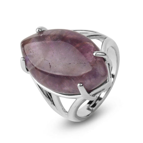 Bague Améthyste Réglable