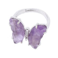 Bague Papillon Améthyste