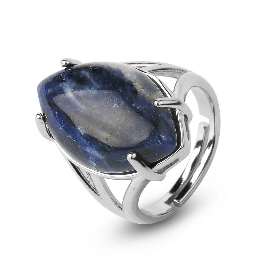 Bague Sodalite Réglable