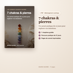 Carnet PDF 7 chakras et pierres
