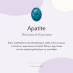 Apatite : motivation, expression et clarté — symbolique traditionnelle