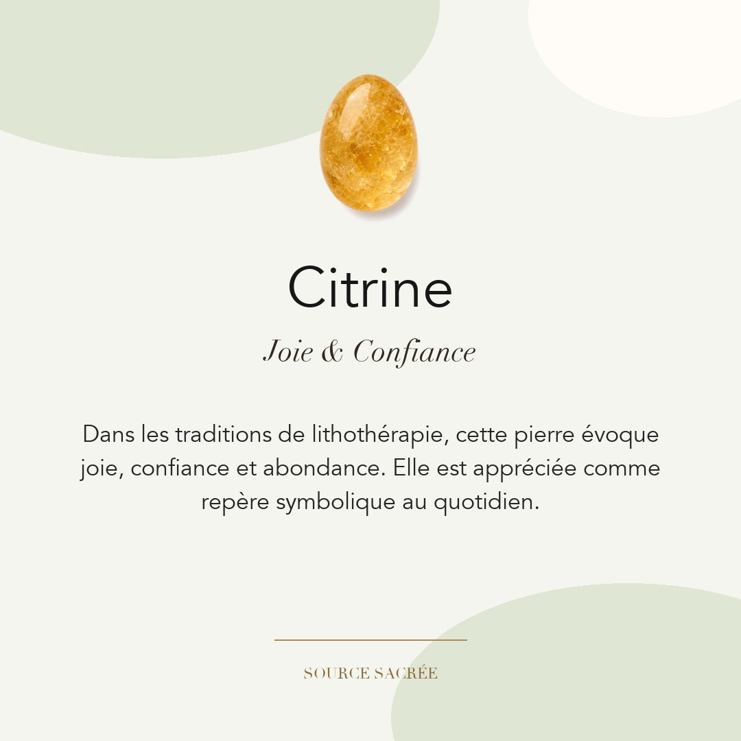 Citrine : joie, confiance et abondance — symbolique traditionnelle