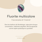 Fluorite multicolore : concentration, créativité et équilibre — symbolique traditionnelle