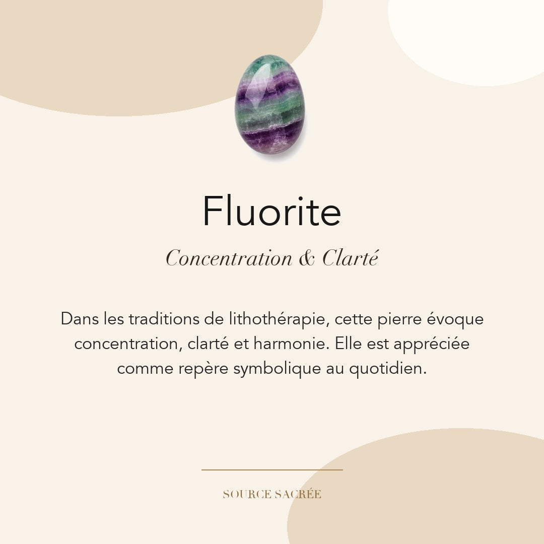 Fluorite : concentration, clarté et harmonie — symbolique traditionnelle