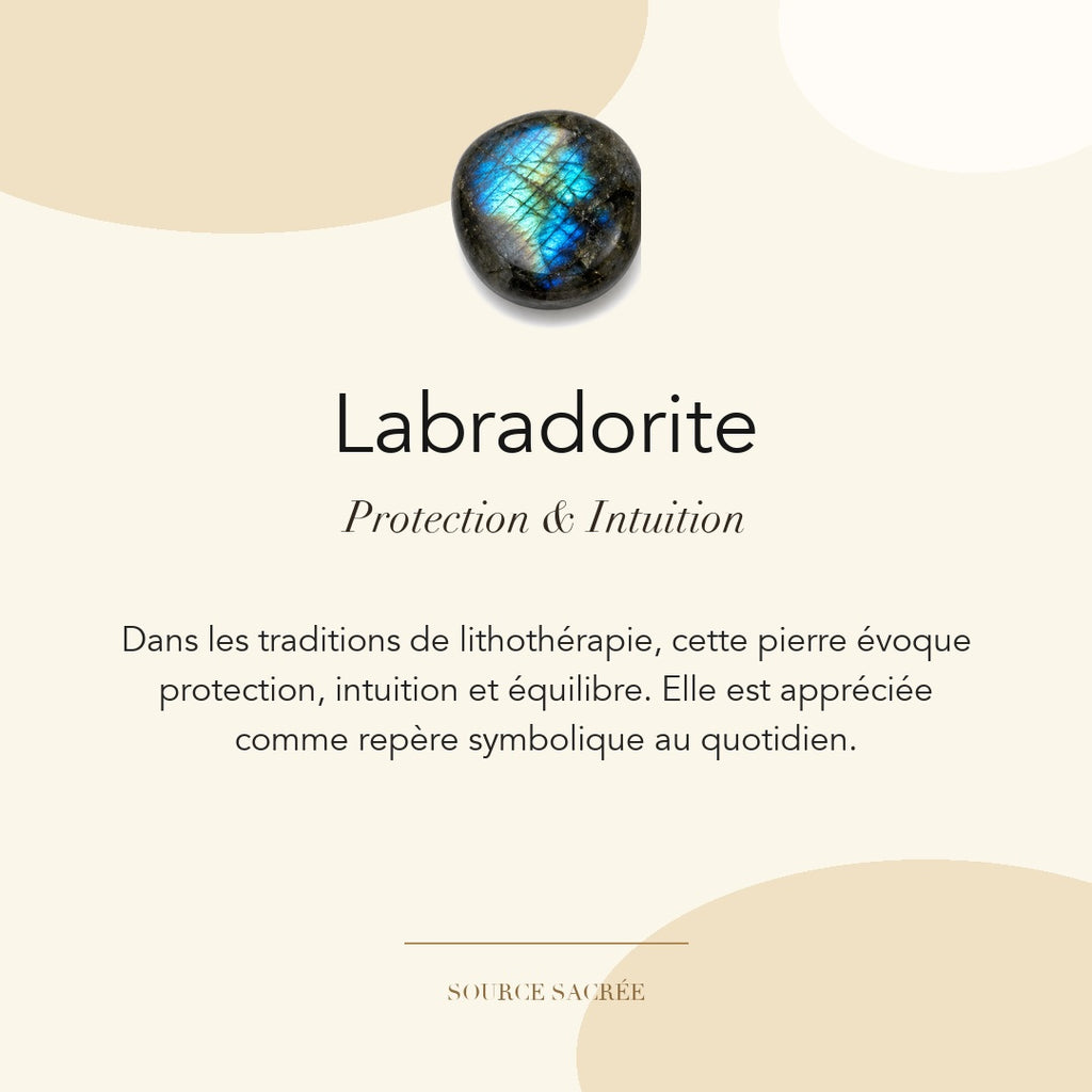 Labradorite : protection, intuition et équilibre — symbolique traditionnelle