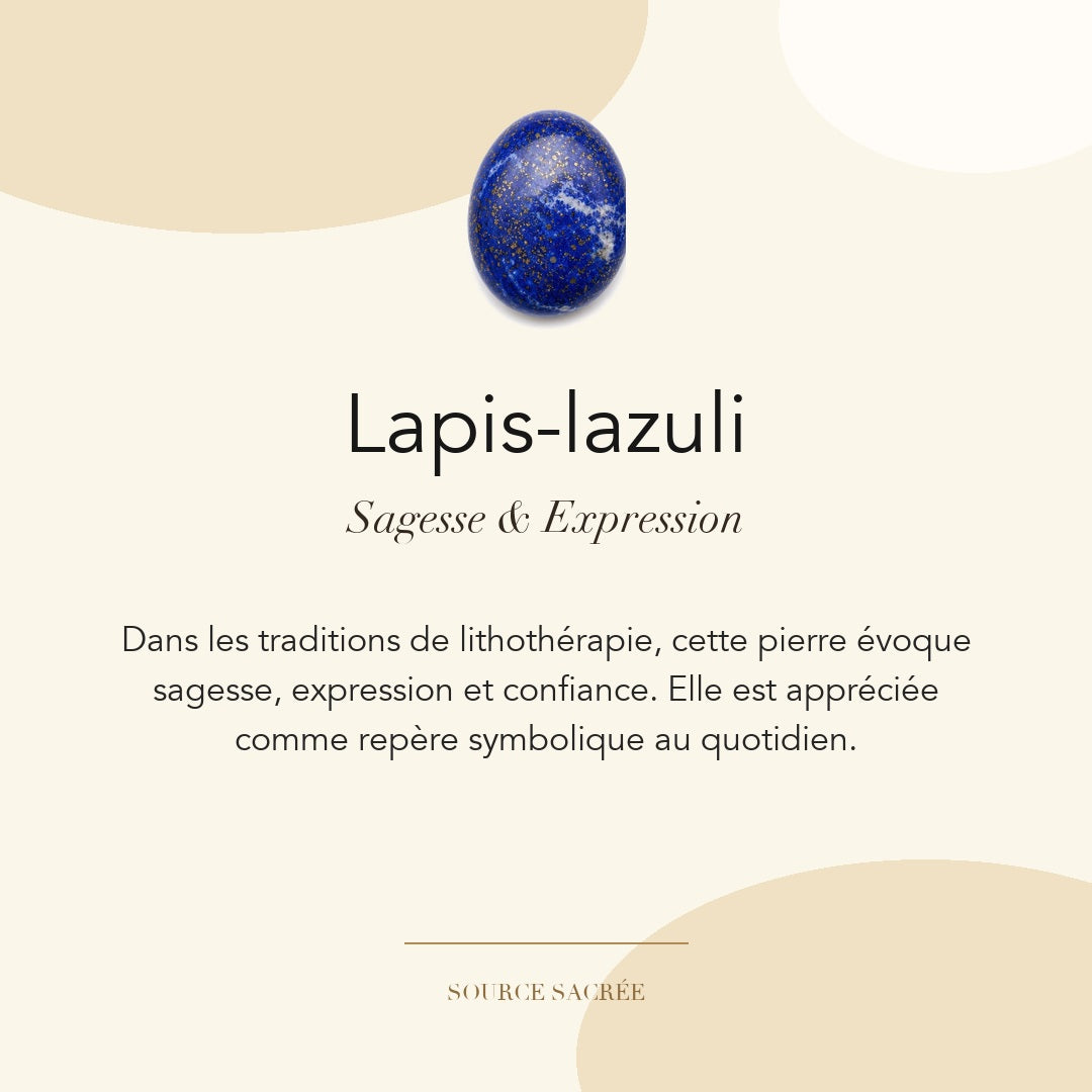 Lapis-lazuli : sagesse, expression et confiance — symbolique traditionnelle