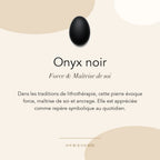 Onyx noir : force, maîtrise de soi et ancrage — symbolique traditionnelle