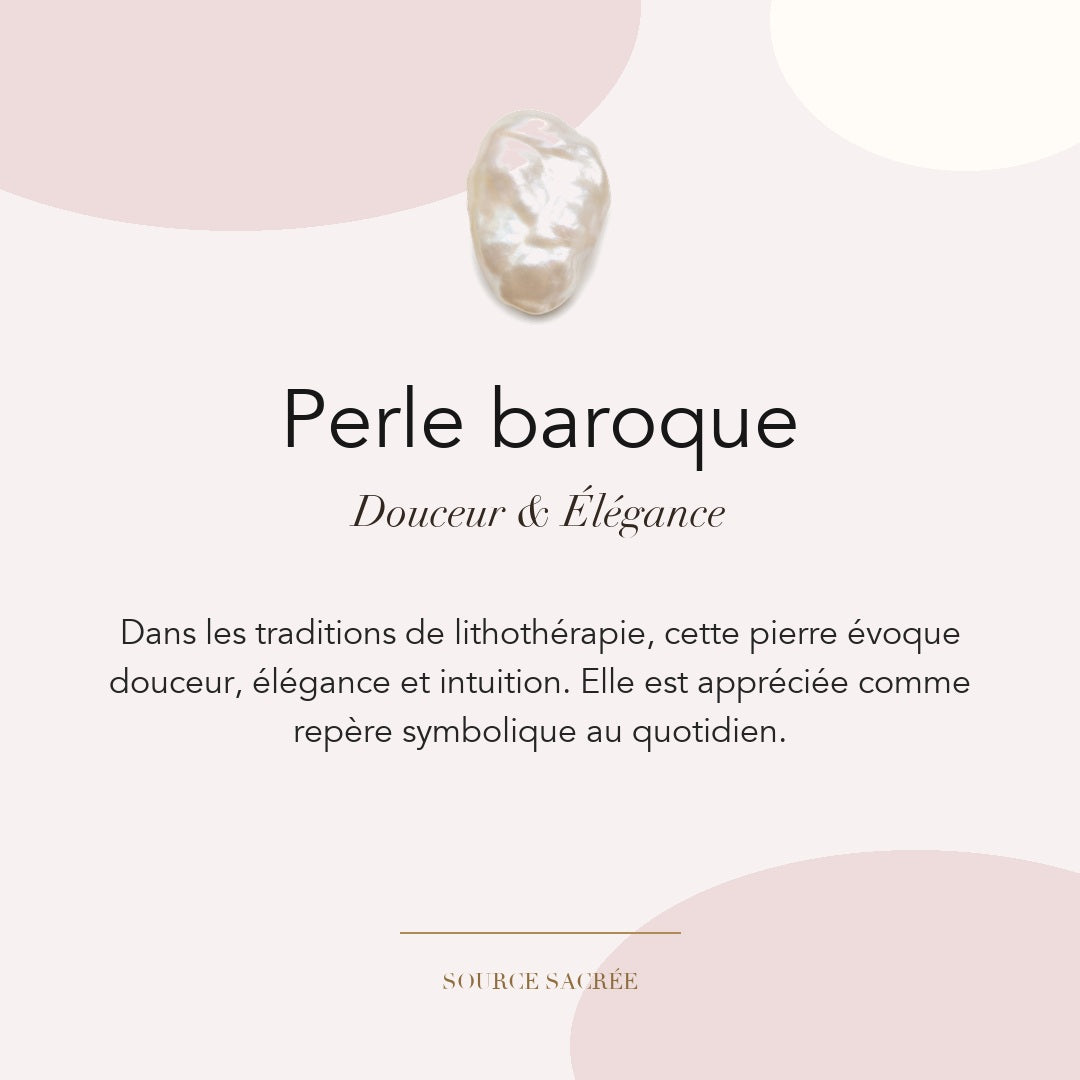 Perle baroque : douceur, élégance et intuition — symbolique traditionnelle