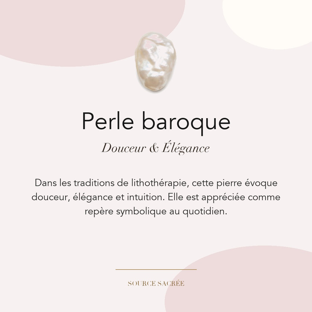 Perle baroque : douceur, élégance et intuition — symbolique traditionnelle