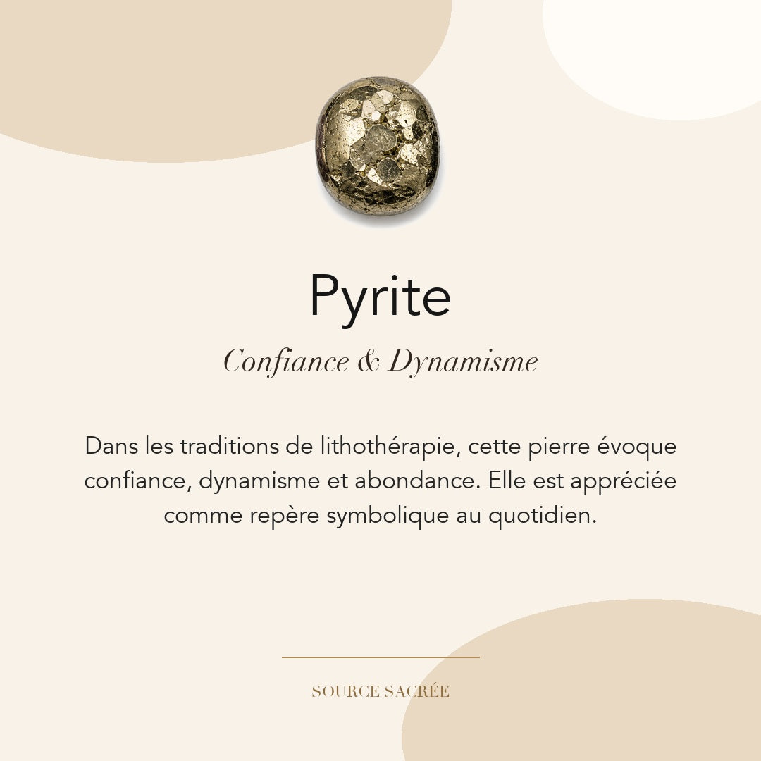 Pyrite : confiance, dynamisme et abondance — symbolique traditionnelle
