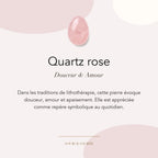 Quartz rose : douceur, amour et apaisement — symbolique traditionnelle
