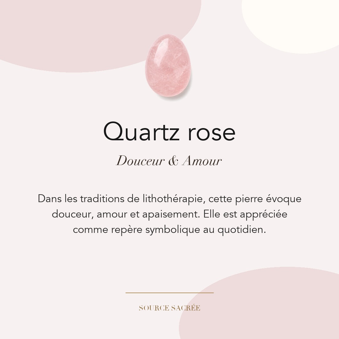 Quartz rose : douceur, amour et apaisement — symbolique traditionnelle