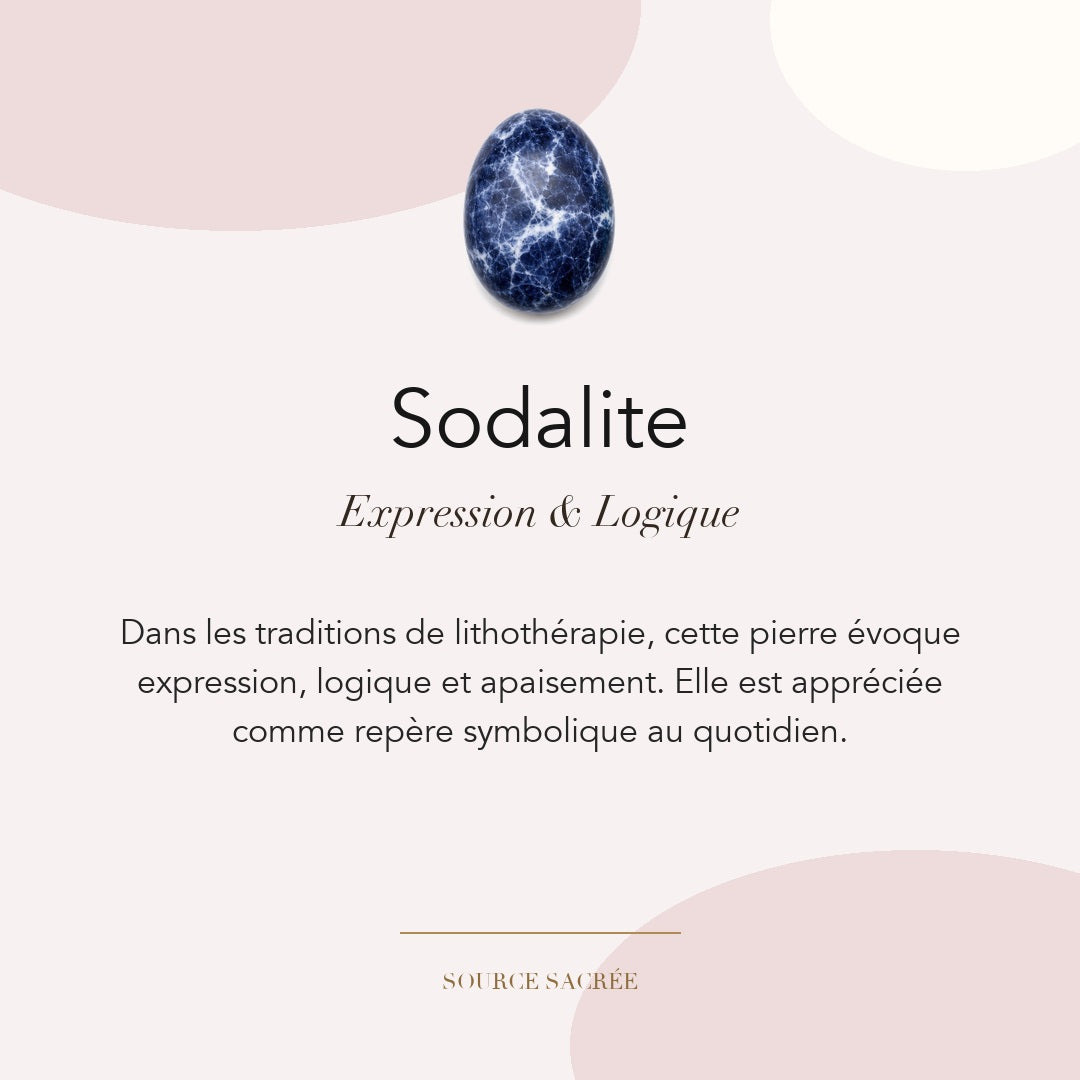 Sodalite : expression, logique et apaisement — symbolique traditionnelle