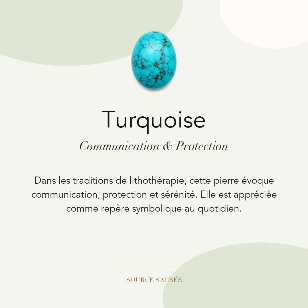 Turquoise : communication, protection et sérénité — symbolique traditionnelle