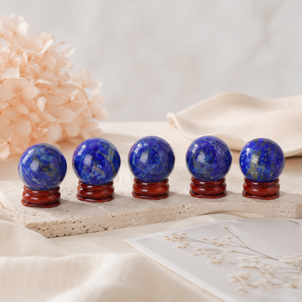 Sphère en Lapis Lazuli Naturel – 28 à 32 mm