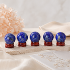 Sphère en Lapis Lazuli Naturel – 28 à 32 mm - lithothérapie | Source Sacrée